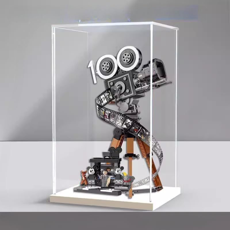 Thích hợp cho Lego 43230 Camera Disney Walter Disney Tribute Model Acrylic Display Box, Hộp trưng bà