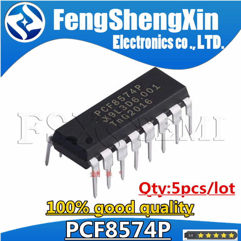 5 Cái / lô PCF8574P PCF8574 DIP-16 IC PCF8574AP