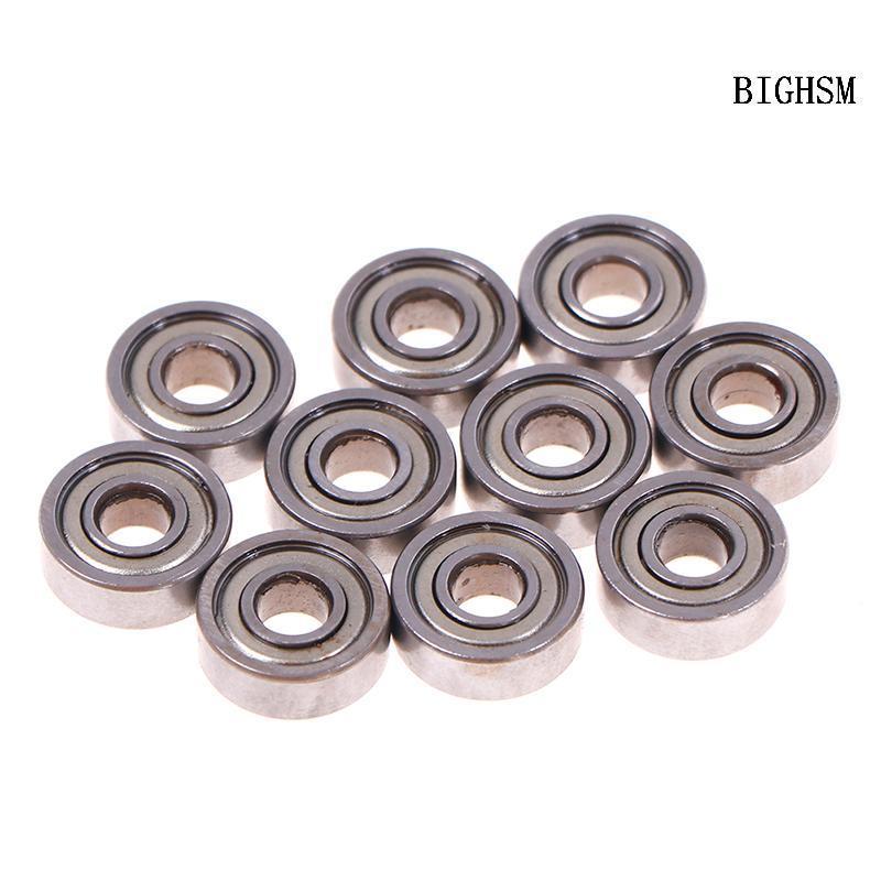 BIGHSM 10 chiếc 5 * 14 * 5mm rãnh sâu hình cầu thép carbon thu nhỏ vòng bi 605ZZ SKK