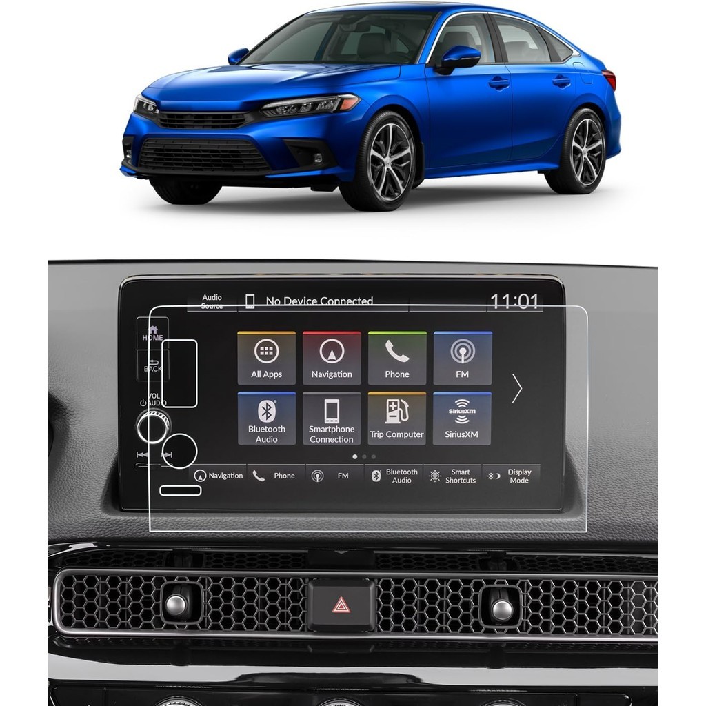 BIXUAN Cho 2025 2026 Honda Civic Matte Anti-Glare Bảo Vệ Màn Hình - (2 Chiếc) 2022-2026 Civic Tourin