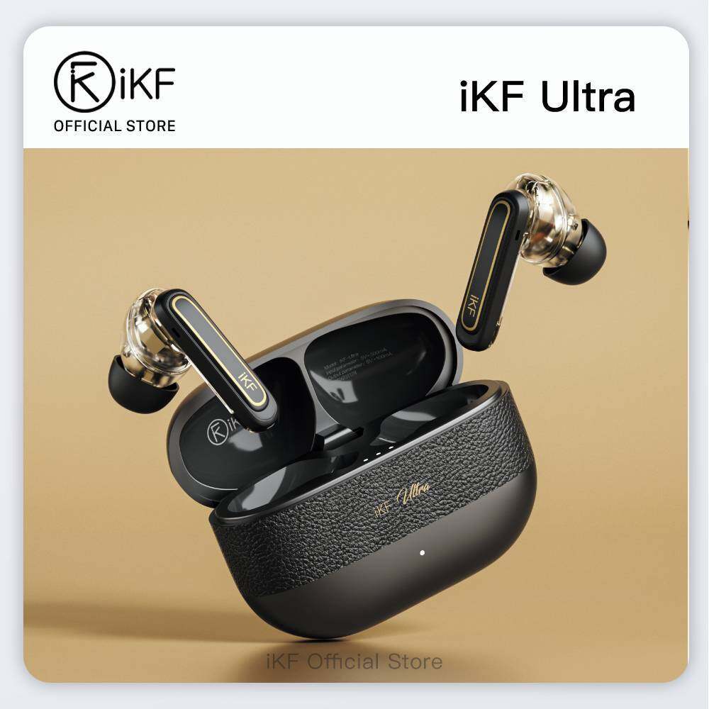 Tai nghe không dây iKF Ultra Tai nghe Bluetooth giáo dục tiếng ồn chủ động Kết nối kép Cuộc gọi ENC 