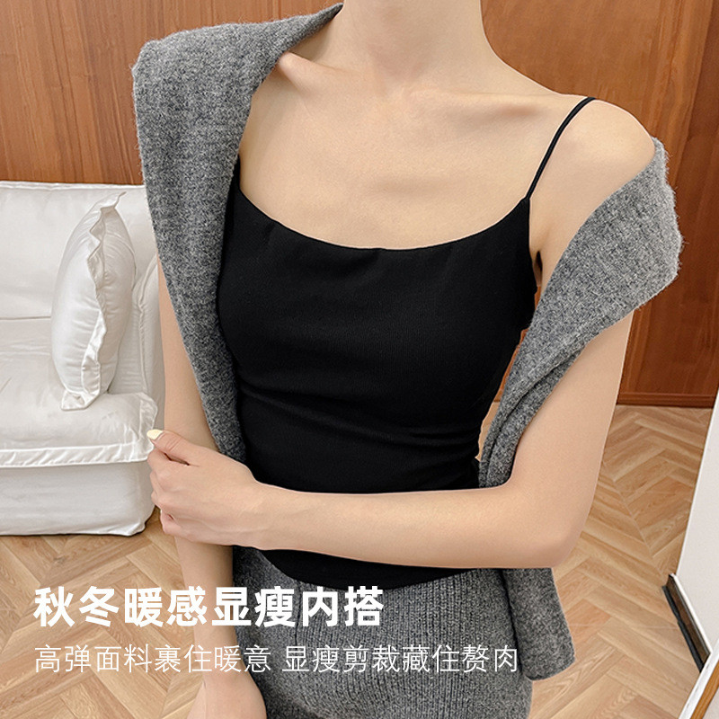 Pit Strip Độ đàn hồi cao dành cho Nữ, Phong cách Cơ bản Xuân Hè, Đáy Lưng Đẹp Áo Vest Short Sleeve