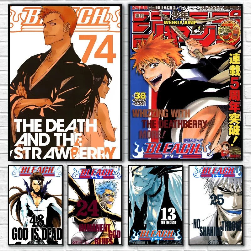1 Anime Hình Bleach Poster Poster Giấy In Nhà Phòng Khách Phòng Ngủ Lối Vào Quán Cafe Nghệ Thuật Tra