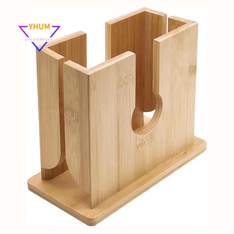 Gỗ Bagel Máy Thái Giá Đỡ Gỗ Bagel Cắt Chống Trượt Bánh Mì Cắt Thái Cho Bagels Lớn Tiếng Anh Muffin