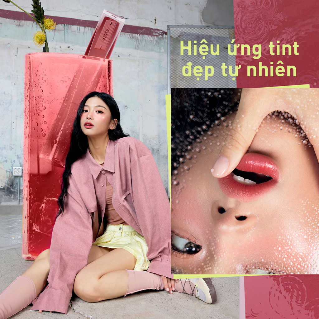 Son Tint Hiệu Ứng Pha Lê 3CE Misty Lip Bare Mỏng Nhẹ Trong Veo, Bền Màu, Mịn Mượt, Không Bết Dính | BigBuy360 - bigbuy360.vn