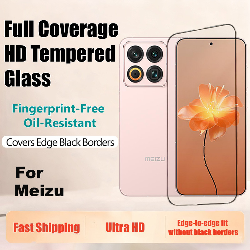 Kính Cường Lực 9D Chống Vân Nhịp Toàn Màn Hình Nâng Cấp Mới Cho Meizu 22 21 20 18X Note 22 16 Pro cl