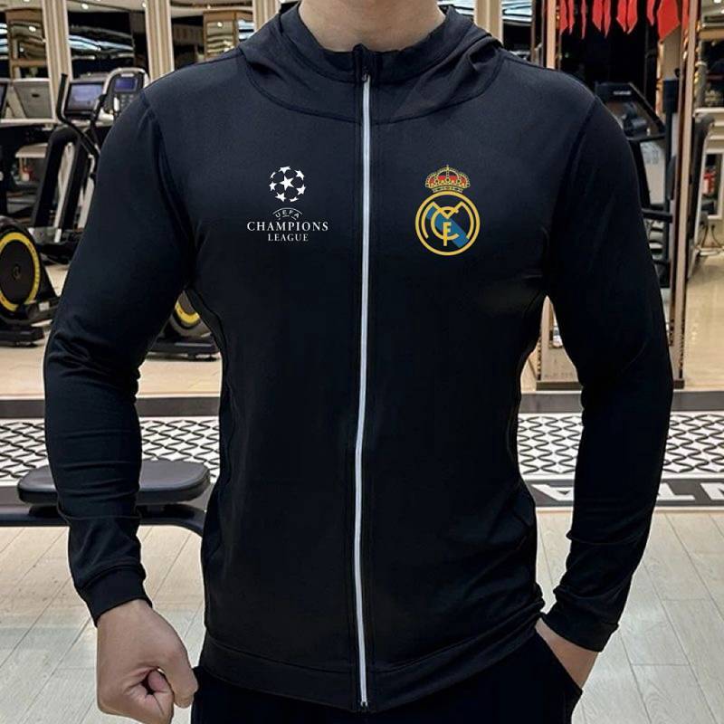 2425 UEFA Crown Barcelona Real Madrid Manchester City Football Training Suit Sports Quick-Drying Fit
