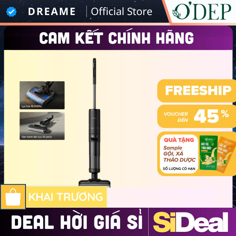 Máy hút bụi lau sàn khô & ướt Dreame H13 FlexReach/ H12 FlexReach/ H13 Dual FlexReach/ H13S FlexReac