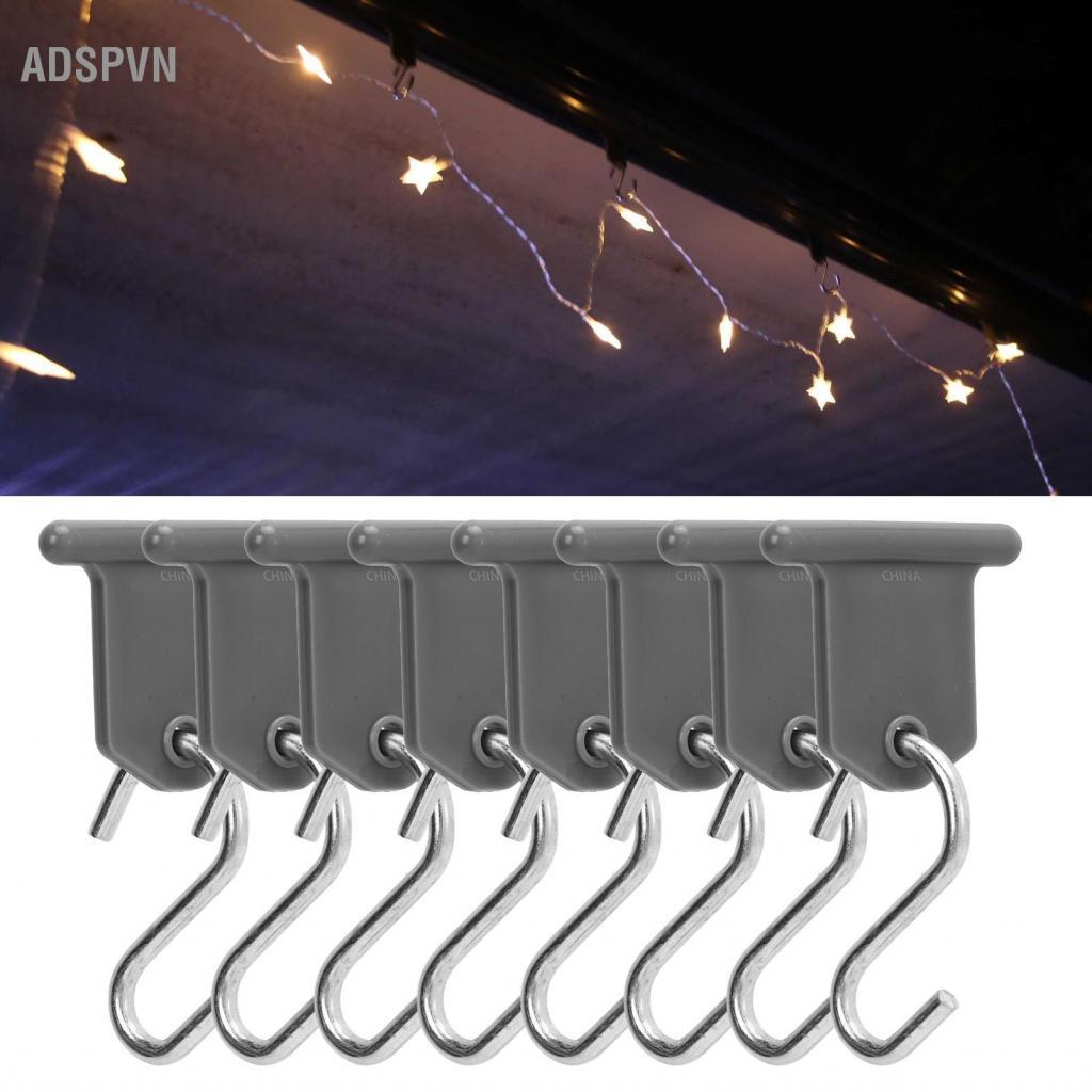 Adspvn RV Awning Hook Party Light Holder 8 gói Dễ dàng sắp xếp cho
