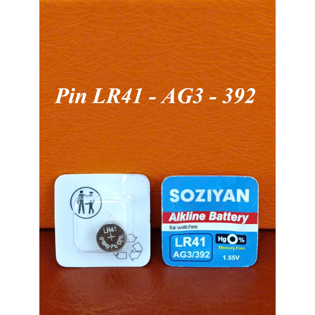 Pin điện tử LR41 dùng cho nhiệt kế OMRON MC-246, MC-272L, MC272L , L736F LR41  (1 viên)