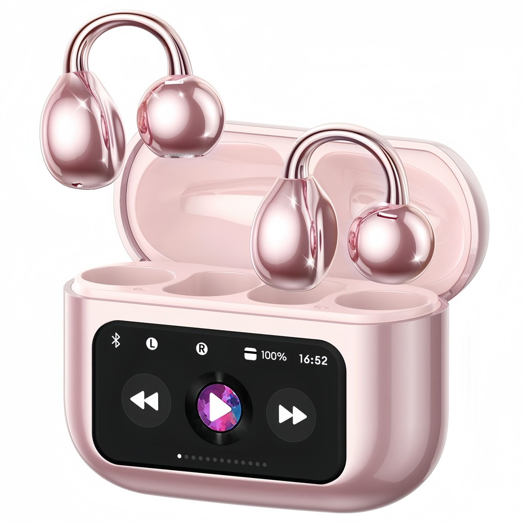 M100 Bluetooth 6.0 Tai Nghe Không Dây Màn Hình Cảm Ứng Micro Gọi Giảm Tiếng Ồn Tai Nghe Bluetooth Mở