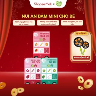 Nui ăn dặm cho bé Mămmy nui mini rau củ cho bé mới ăn dặm tập nhai trên 6 tháng, 100g