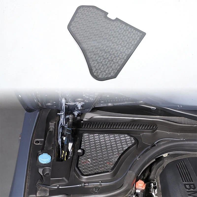 Thép không gỉ Xe Phía Trước Động Cơ Ngăn Bụi Cabin Cửa Thoát Khí Lưới Tản Nhiệt Trang Trí Cho Xe BMW