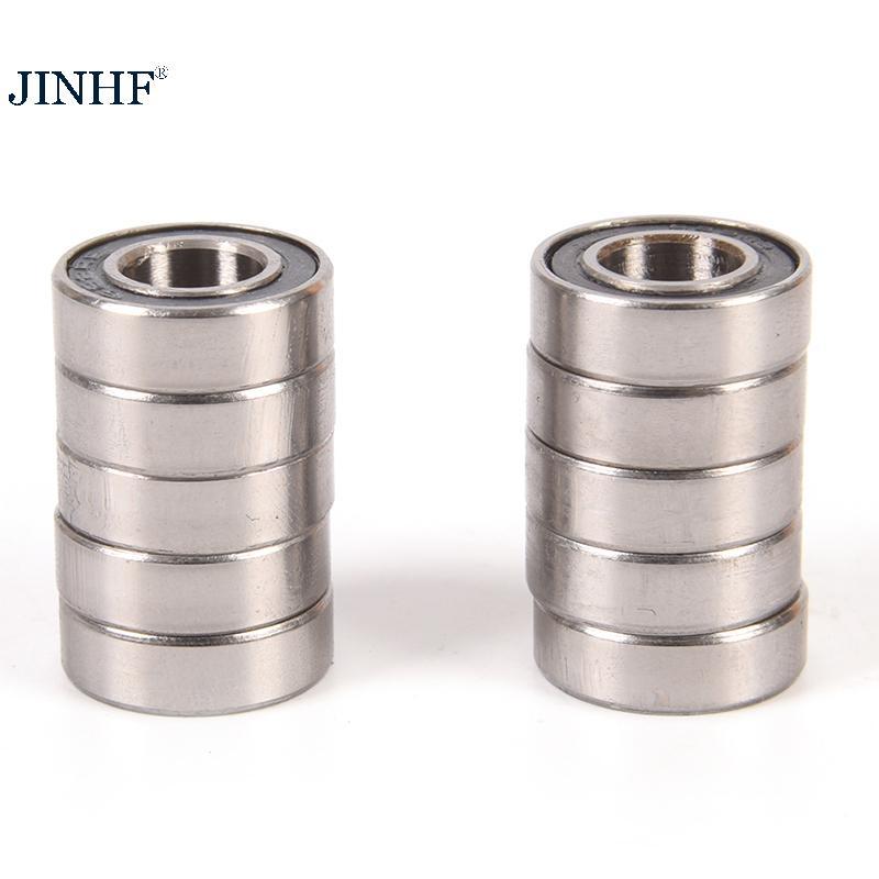 JINHF 10 CÁI 688-2RS 688 RS Vòng bi kín cao su Vòng bi thu nhỏ 8x16x5mm HOT