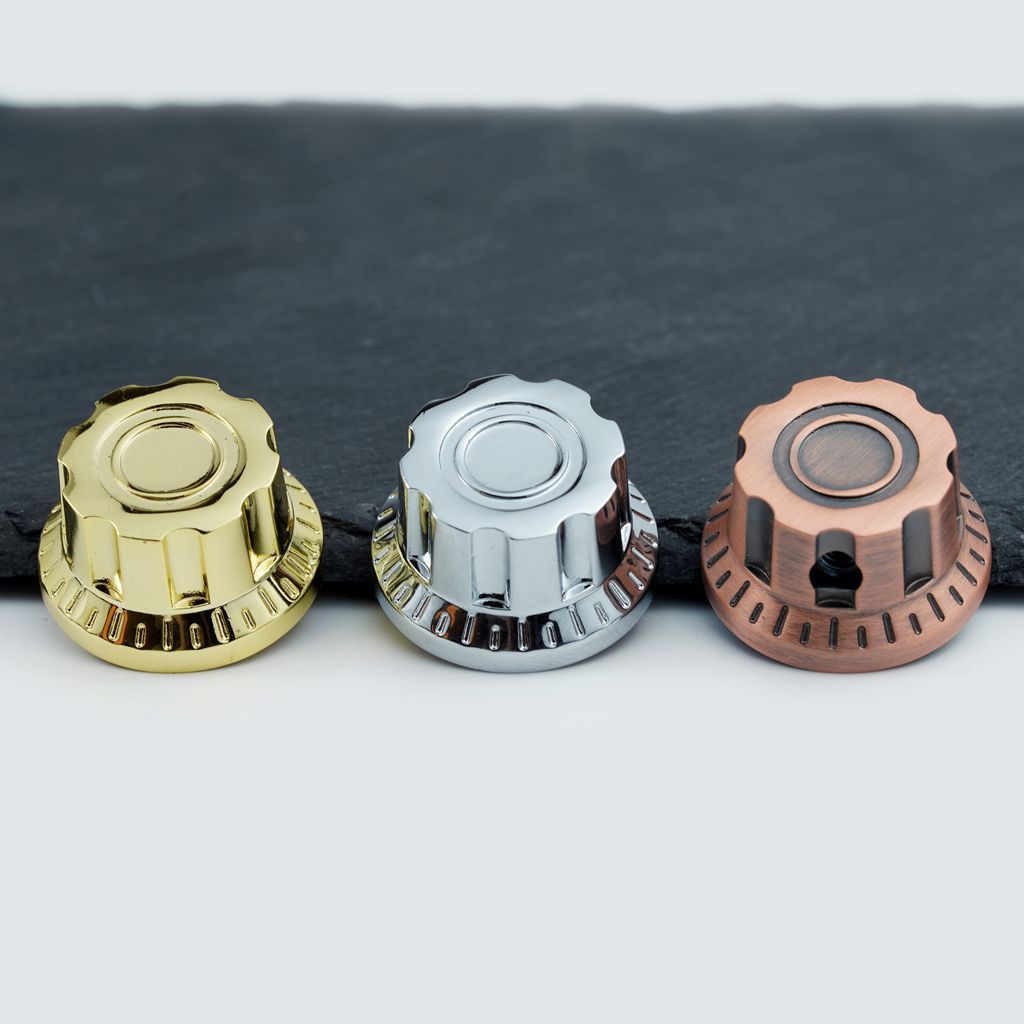 Guyker NKB-004 Bộ núm áp suất Đồng vàng Đường kính Chrome 6MM