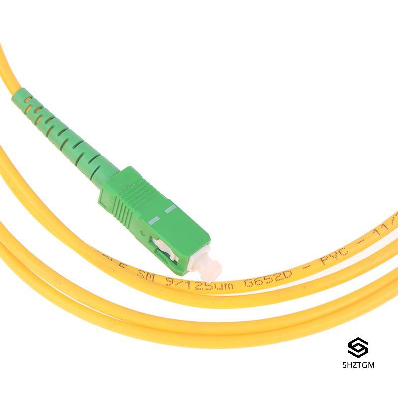 [SHZTGM] / Dây vá quang APC- / APC Chế độ đơn 9 / 125 G652D LSZH 1m2m3m Cáp nhảy sợi quang Mới