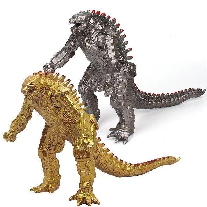 2021 Thép Mechagodzilla Singularity King of Monsters Lớn Nhựa Mềm Bộ Xương Thằn Lằn Đồ Chơi Mô Hình 