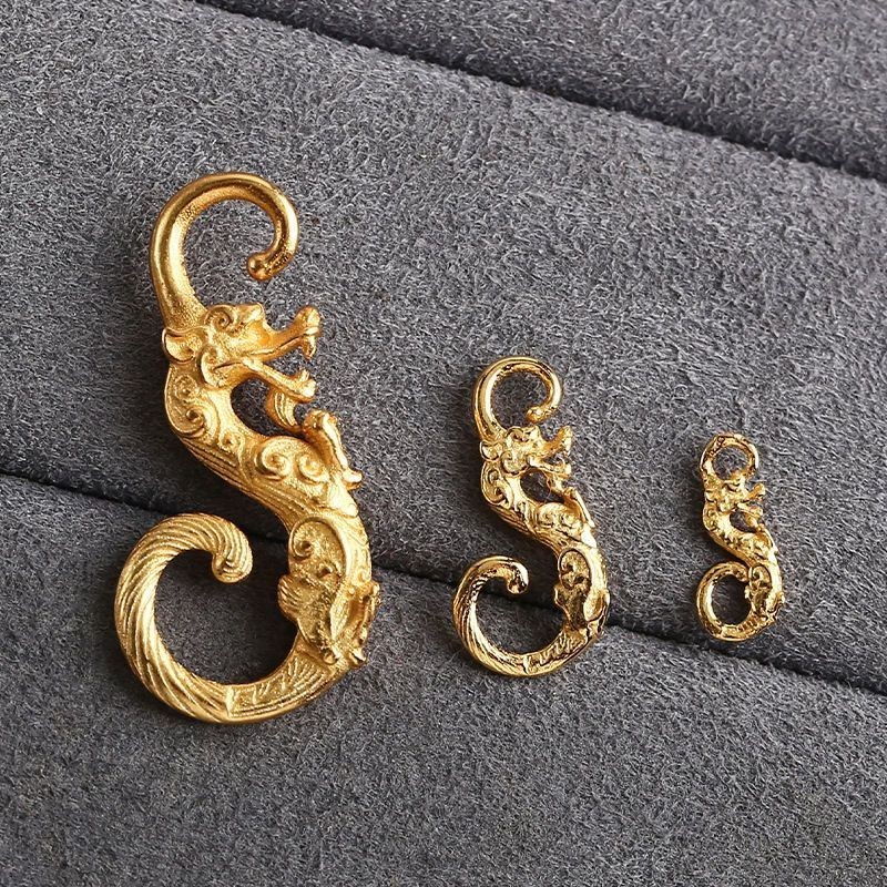 Khóa nước hoa bạc S925 anci S925 mạ vàng bạc013001