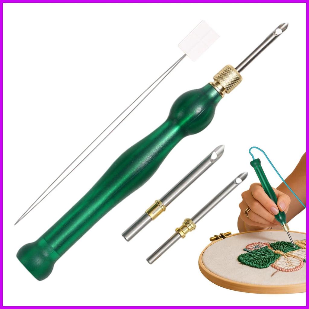 Punch Needle Thread Hooking Pen Tool Stitching Punch Needle để thêu Dệt nỉ Thủ công Tiệc tại nhà cin