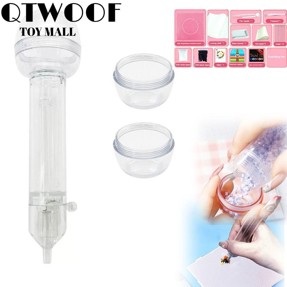 QTWOOF Bead Placement Pen, Crafts Maker Tự động Perler Hama Beads Pen, Creative Press 2.6mm Tip DIY 