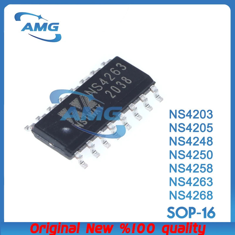 5 CHIẾC NS4268 NS4263 NS4258 NS4250 NS4248 NS4205 NS4203 chip khuếch đại âm thanh mới SOP-16
