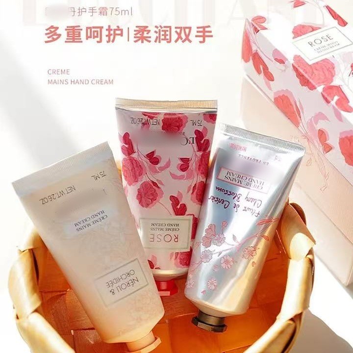 Pháp L 'Occitant dan Hand Cream 150ml Ống nhôm 75ml Bơ hạt dẻ Hoa anh đào Tonjac ngọt ngào / Hoa cam