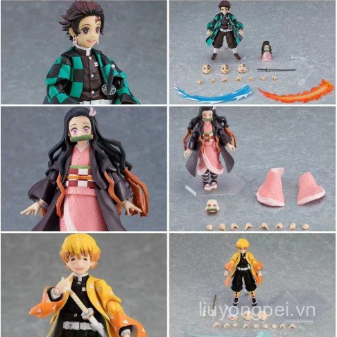 [Giao hàng trong ngày] Figma Movable Demon Slayer 522 Clay 508 Demon Nezuko 498 Tanjiro Hình Mẫu 1VK