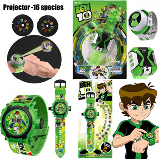 Đồng hồ chiếu sáng tạo Ben 10 Đồ chơi mô hình Máy chiếu kỹ thuật số Omnitrix Bộ sưu tập quà tặng