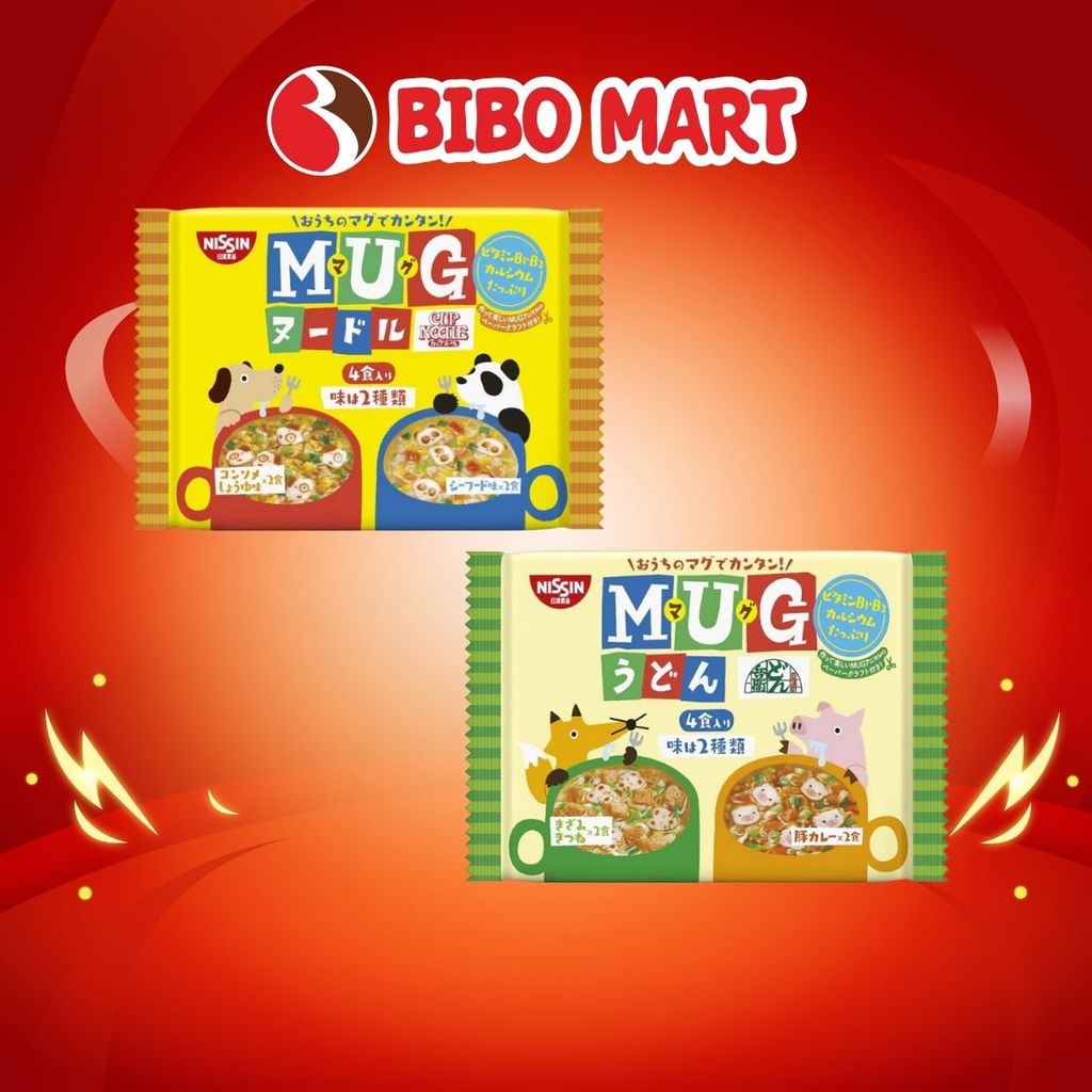 Mì Mug Mì Ăn Liền Cho Bé Nhật Bản Dinh Dưỡng Thơm Ngon Cho Bé Từ 12 Tháng 92g 96g - Bibomart