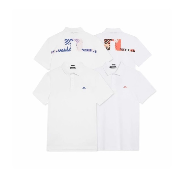 J. J. Áo thun polo ngắn tay chơi gôn Lindeberg Nam tay ngắn thời trang