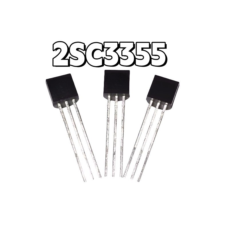 Thương hiệu mới Ban đầu 2SC3355 C3355 In-Line TO-92 NPN Triode RF Crystal