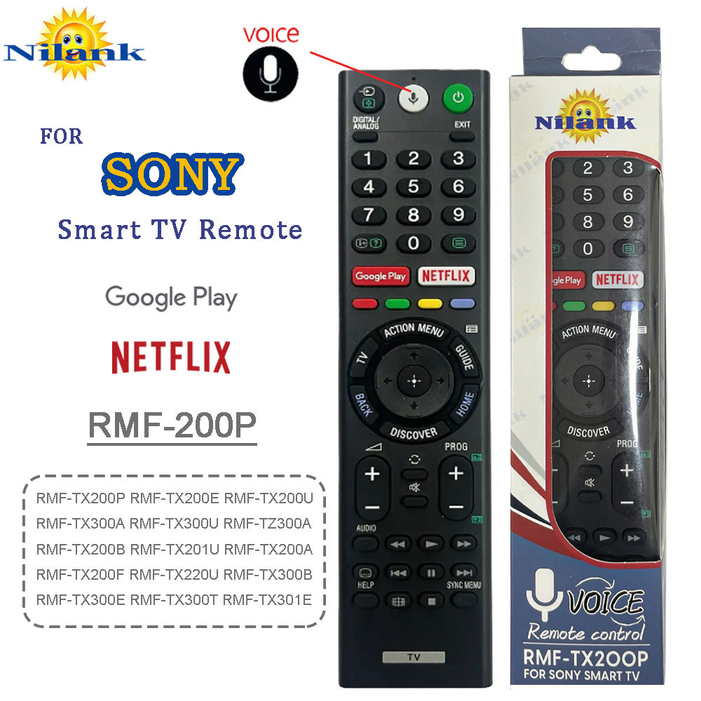 [Nilank] Remote Điều Khiển for SONY Smart tivi Có Giọng nói rmf-tx200p