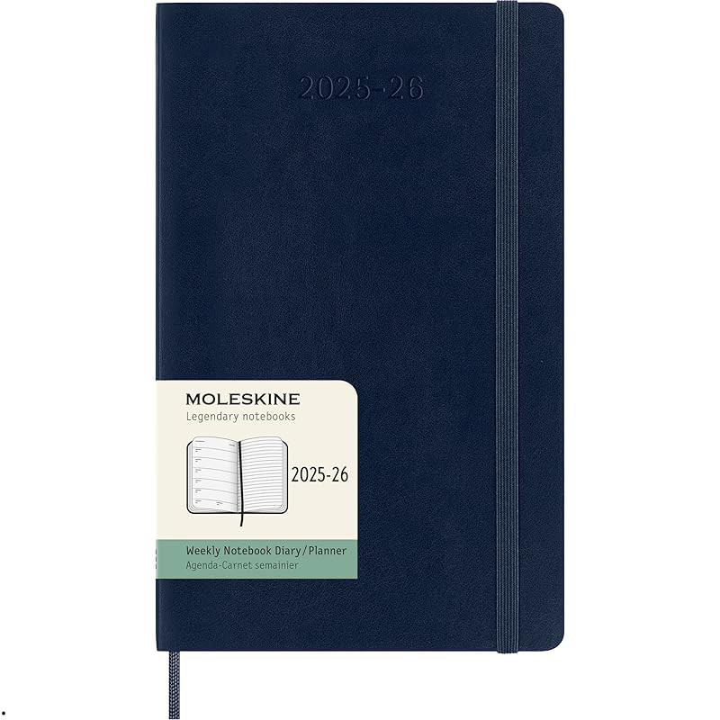 Moleskine 2025 18-Month Weekly Diary Planner - Various Sizes and Colors