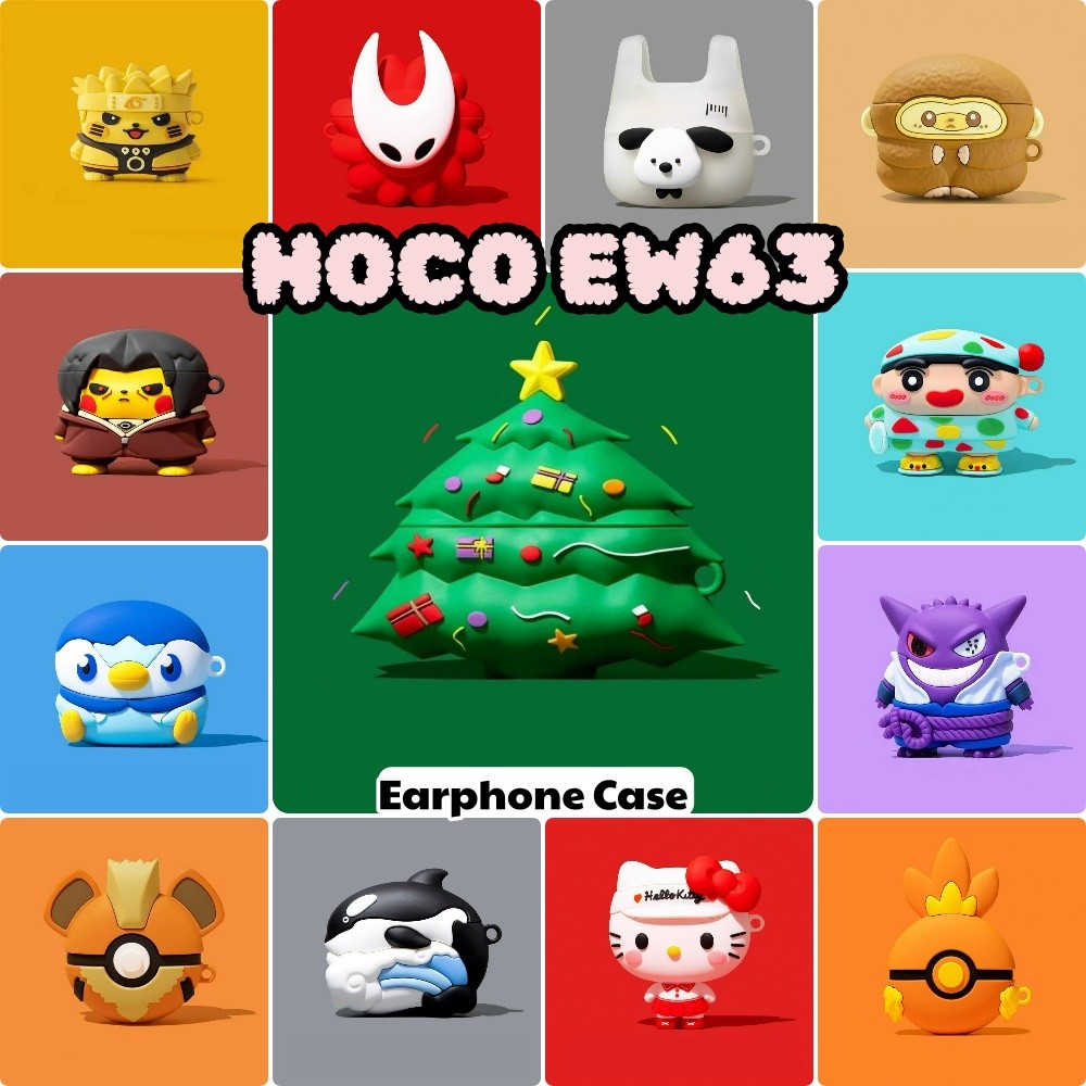 Hàng có sẵnDành Cho Vỏ HOCO EW63 Silicon Mềm Hoạt Hình Dễ Thương Charizard Tai Nghe Vỏ