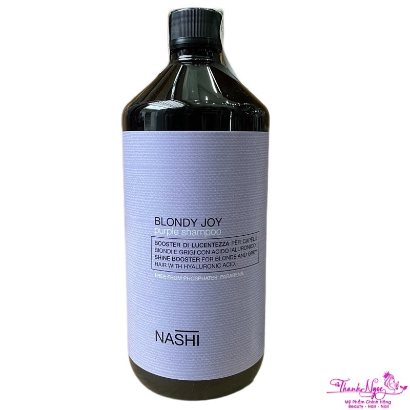 Dầu gội khử ánh vàng Nashi Refress Silver extra white shampoo 1000ml . TN