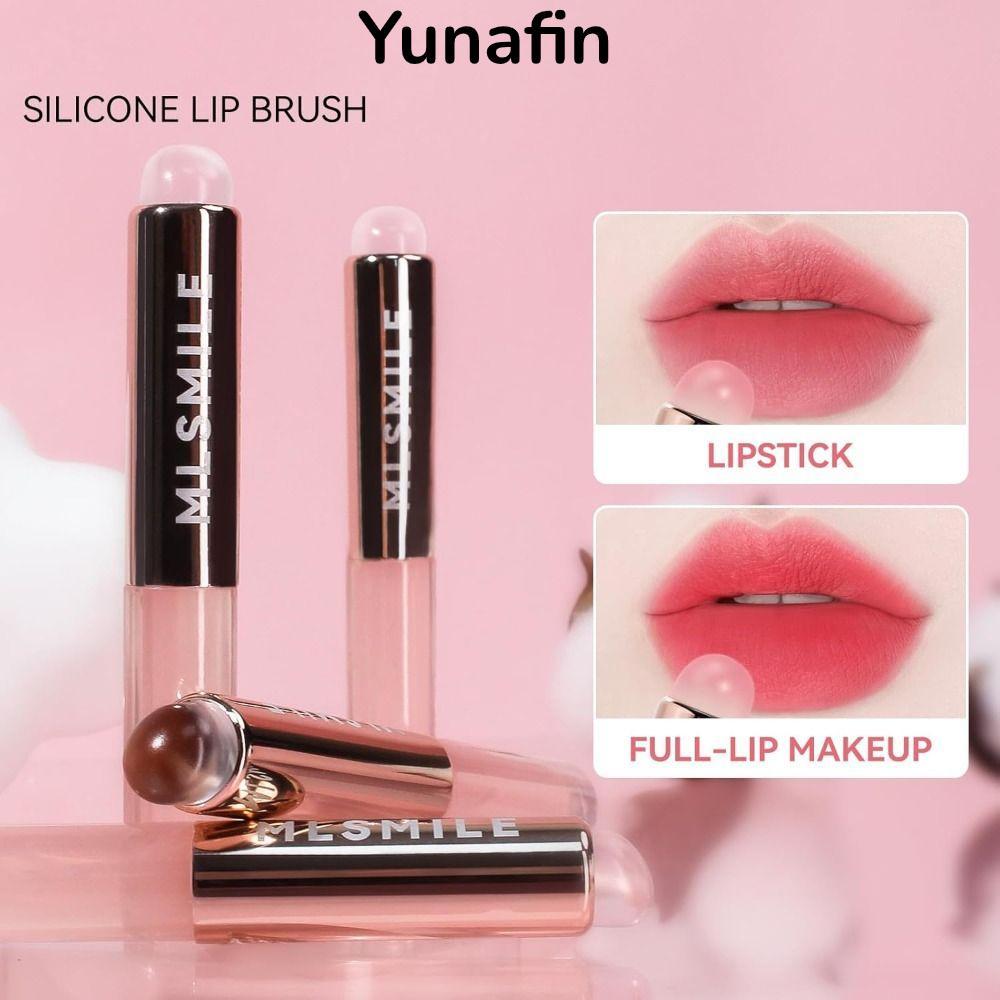 YUNAFIN Lip Pudding Pot, Phấn má hồng trang điểm mềm mại, Nhung nhẹ Matte Lipstick Nữ Cô gái