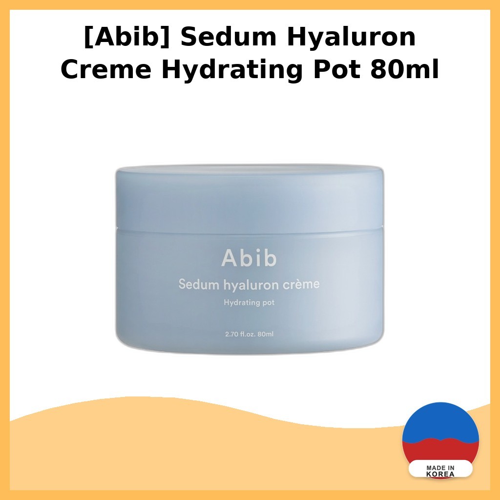 [Abib] Chậu dưỡng ẩm Sedum Hyaluron Creme 80ml / Creme Hàn Quốc / Độ ẩm sâu / Chính hãng 100% của Se