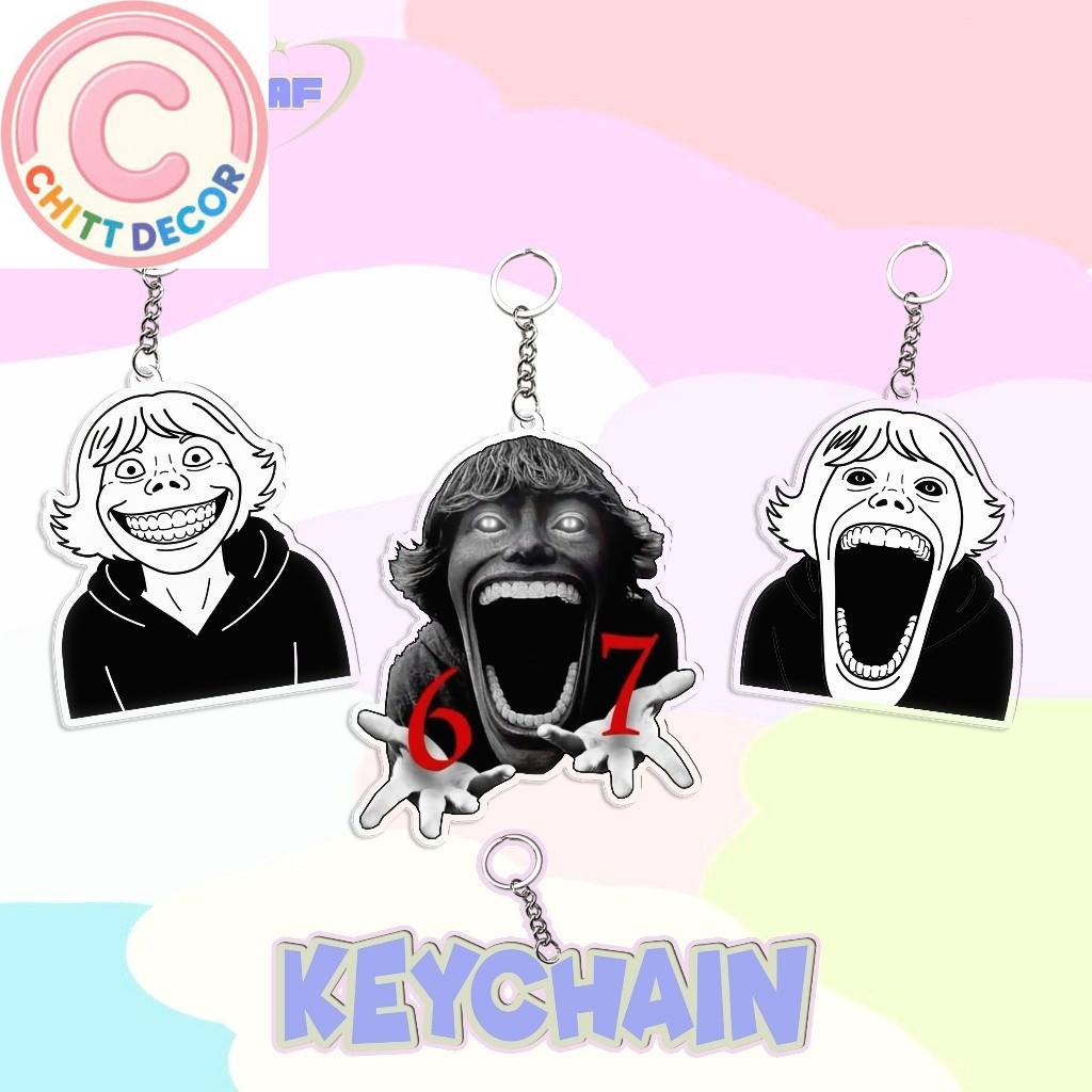 Móc khóa Acrylic móc khóa trẻ em SCP 67 Meme SCP 67 Kid