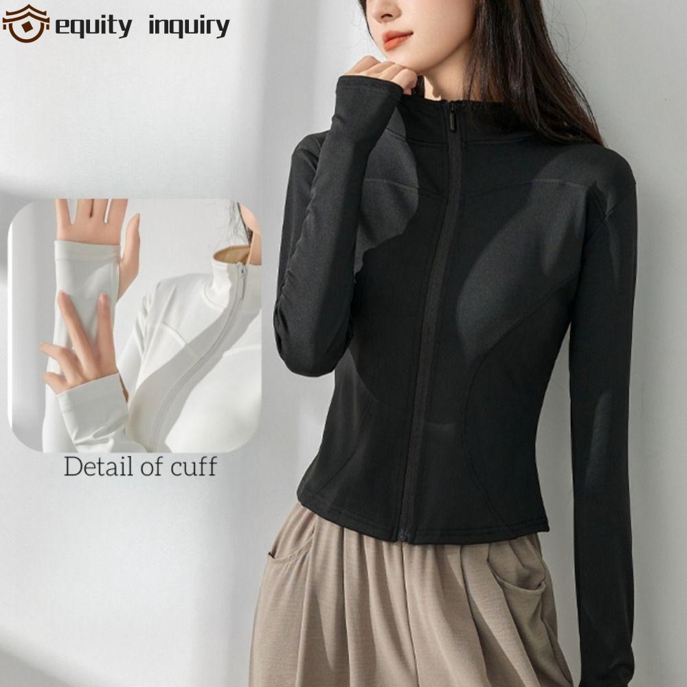 equity inquiry Áo khoác chống nắng EQUITY INQUITY Ice Silk Slim Fit dành cho nữ, thoải mái chống tia