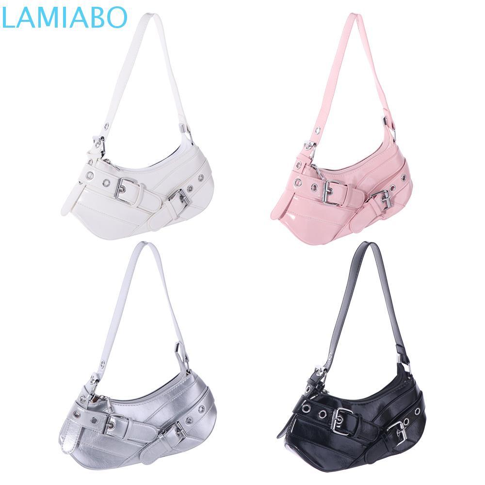 Túi đeo dưới cánh tay LAMIABO Y2K, Túi thắt lưng Harajuku Gothic, Túi xách nữ cay Punk Y2K cổ điển