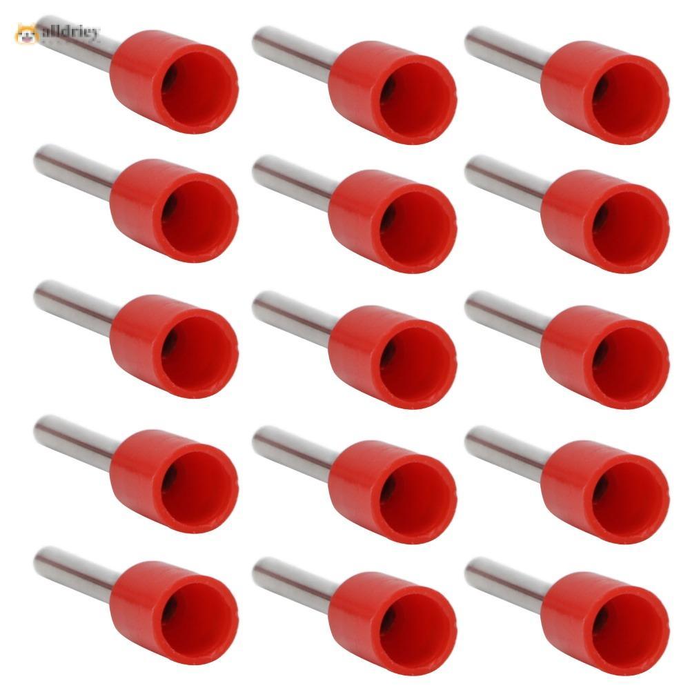 Bộ đầu nối Ferrule dây INTOONE 1000 chiếc, E0510 / E0512 Thiết bị đầu cuối Ferrules cách nhiệt màu đ