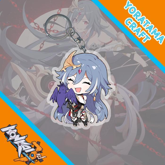 Gantungan Kunci Fuhua Senti 03 Honkai Impact, Keychain Akrilik Custom