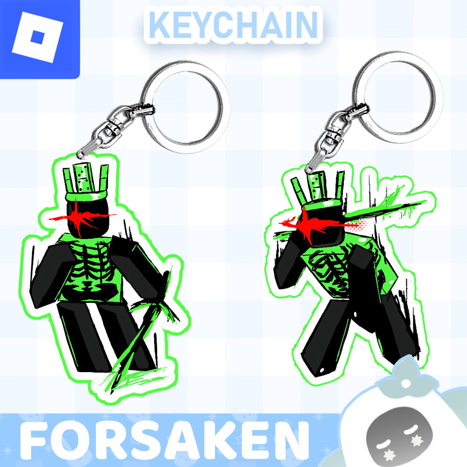 Ganci / Gantungan Kunci Akrilik ROBLOX. FORSAKEN 1X1X1X1