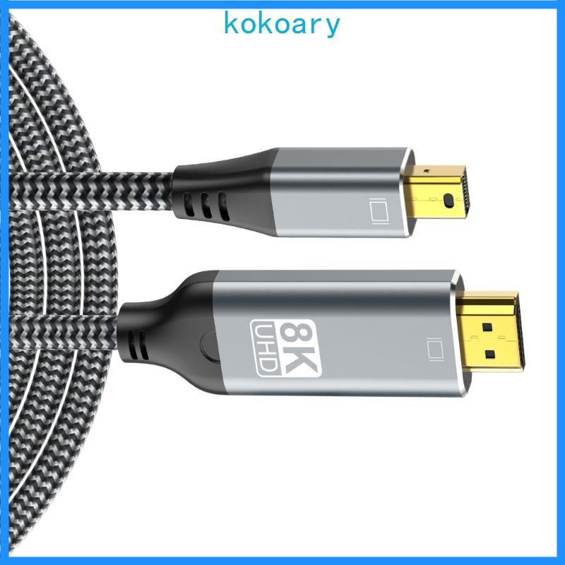 Mini  To HDTV2.1 Connection Cable 8K@60Hz 4K@120Hz For Laptop TV Monitor