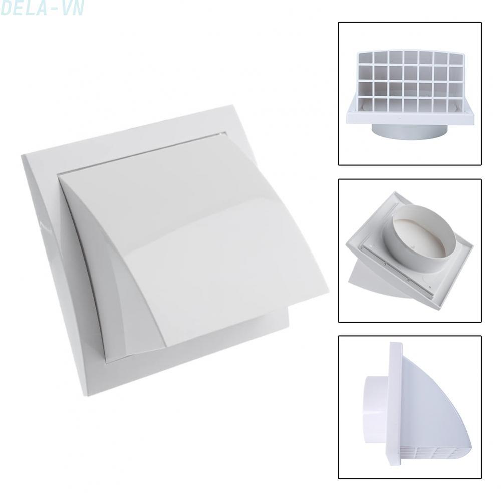 ABS Exterior Wall Ventilation Grille Flange And Filter Design ABS Exhaust Hood#DELA