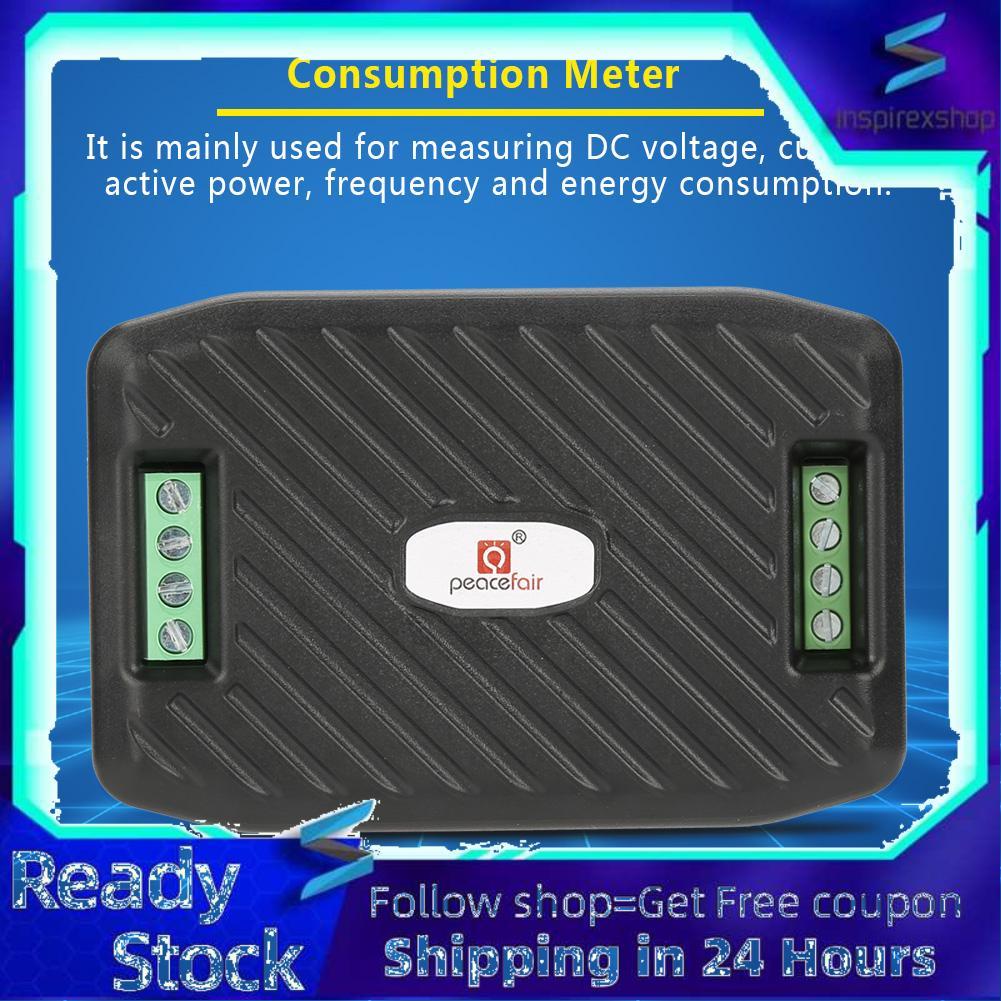 Inspirexshop Máy đo AMP DC Inspirexshop có Watt ngưỡng điện áp (PZEM-017)