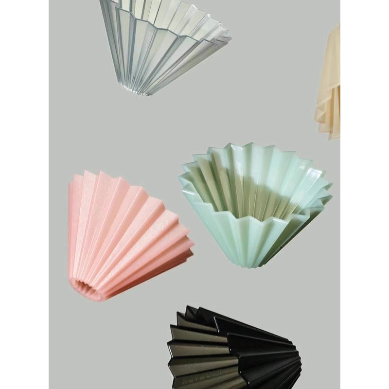 Thiết Bị Cà Phê Đất Cà Phê Đậu Phụ Kiện Thương Hiệu Voi Nâu Cà Phê Tay Lọc Cốc Origami Cốc Lọc Nhựa 