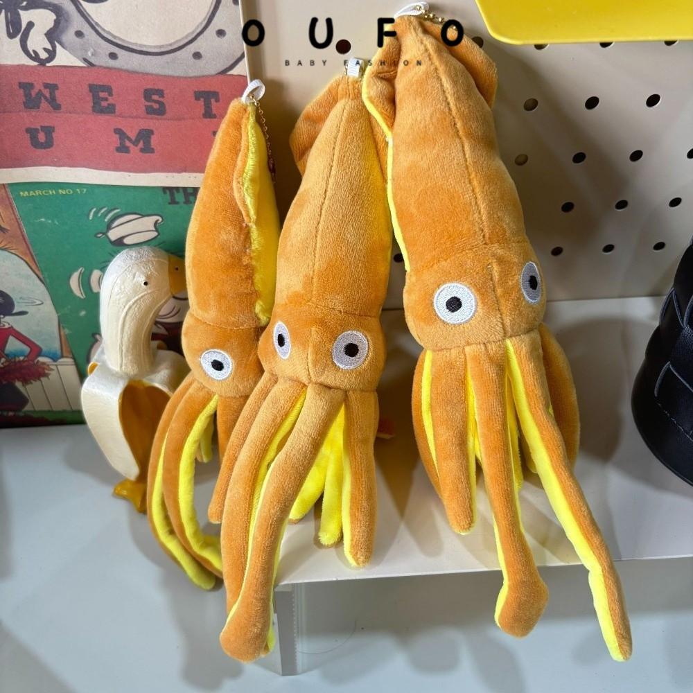 Động vật nhồi bông OUFO, Phim hoạt hình Ocean Series Octopus Plush Toy, Túi dễ thương Trang trí nội 