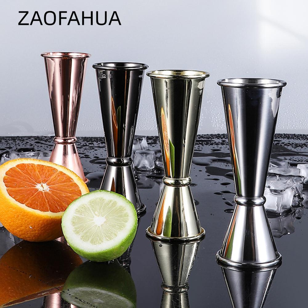 ZAOFAHUA 1oz 1.5oz Double Cocktail Jigger Drink Measure Cup Thép không gỉ