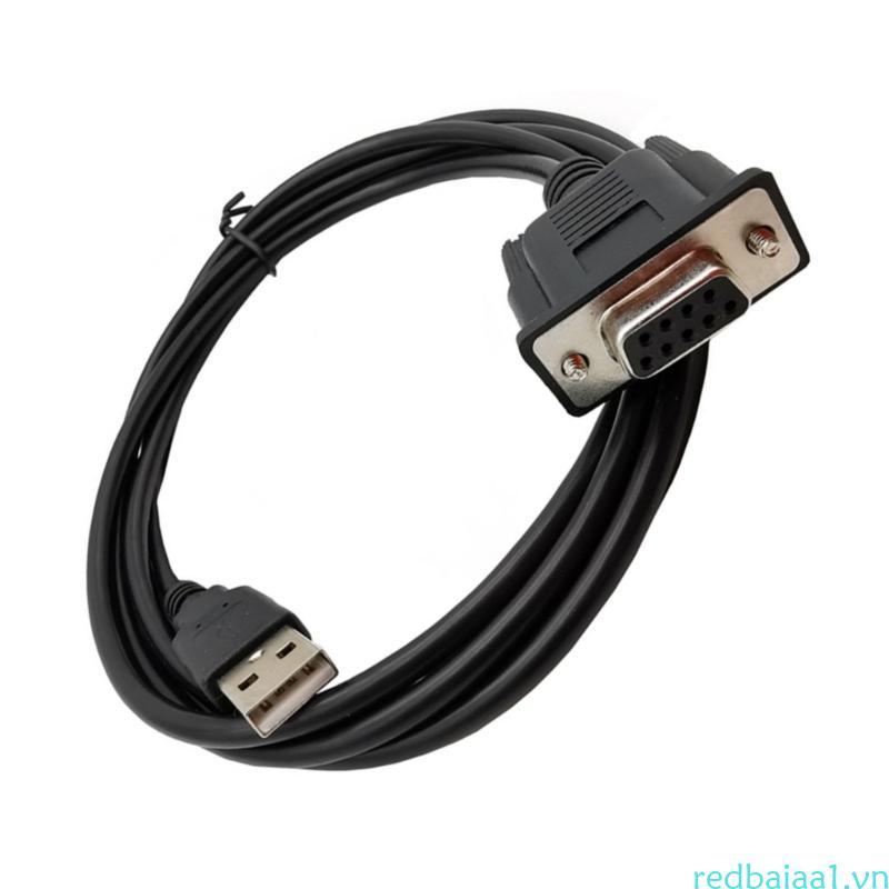 Redbaiaa1 USB sang Serial Cable Adapter USB sang RS232 Cáp nối tiếp USB sang RS232 Adapter USB Nam s